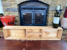 Vintage Pine Shelf, Old Wooden