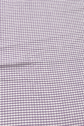 Lavender white gingham - lavender, 1/8"