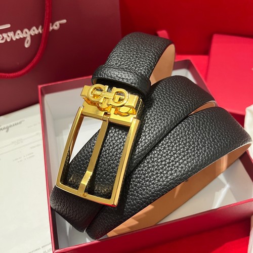 Ferragamo belt gold buckle - gold,
