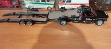 1:18 ERTL  Dodge RAM 3500 breakdown GMP trailer air ride turbo custom modified