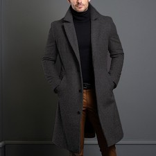 Men’s Mid-Length Trench Coat