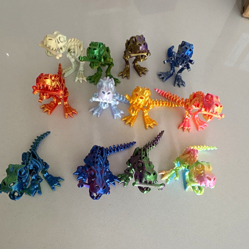 Printed dinosaur skeleton - 3d,