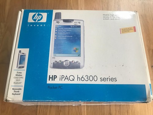 Boxed ipaq h6300 pda - hp,