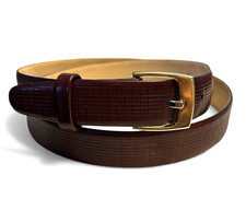 YSL Leather Belt Yves Saint
