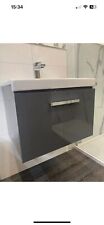 NEW Ex-Display Roca Bathroom Vanity Unit With Sink And Towel Rail