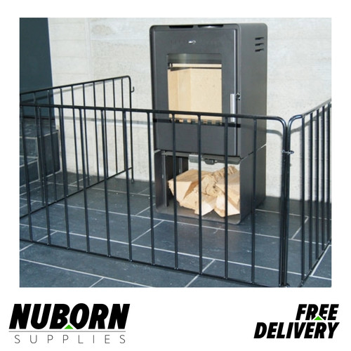 Fireplace hearth fence - hearth,