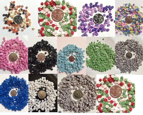 4mm micro buttons 100 - buttons, 50