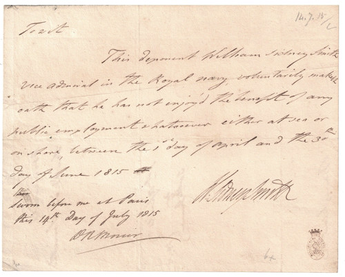 Admiral sir sidney - admiral, smith