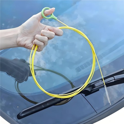 Car drain unclogger - car, brush