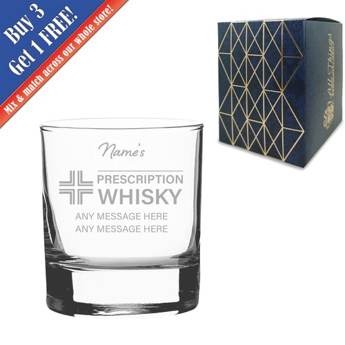 Engraved whisky glass - whisky,