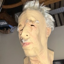 Old Man Albert Einstein Mask -