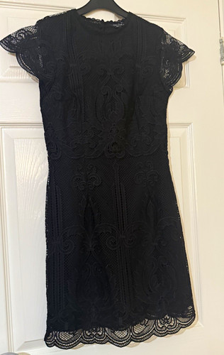 Miss selfridge black floral - black,