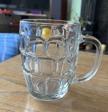 Dimple Pint Beer Glass Crown Dema