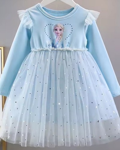 Gorgeous elsa girls dress 8 - gorgeous,