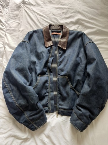 Acne studios mens blue denim - blue,
