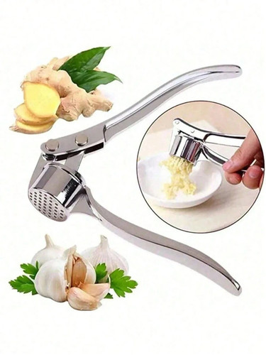 Stainless steel garlic crusher - stainless,