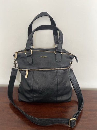 Ollie nic black leather - black,