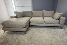 Large beige l shape sofa