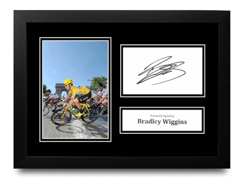 Bradley wiggins signed - signed, a4
