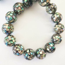 A+ natural 18mm round Abalone