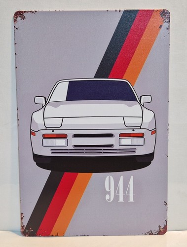 Porsche 944 metal - garage, sign