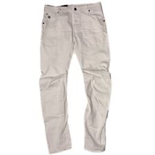 G-STAR Men's Lt. Aged Restored 65 White Arc 3D Slim Jeans 3D RRP £80