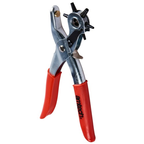 Revolving hole size punch - hole,