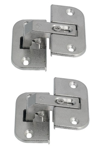 Pair pie cut - corner, hinges