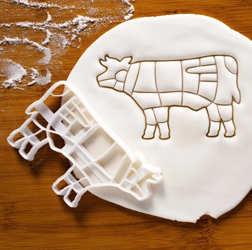 Cow cookie cutter - , butcher's