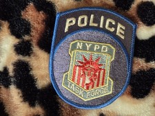 GENUINE LAW ENFORCEMENT COLLECTOR PATCH- NYPD TASK FORCE.