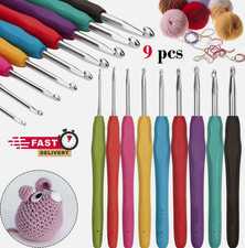 9Pcs Crochet Hooks Set Soft