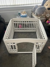 White Pet Pen