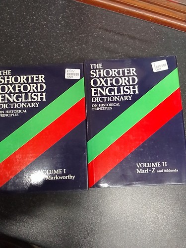 The shorter oxford english - shorter,