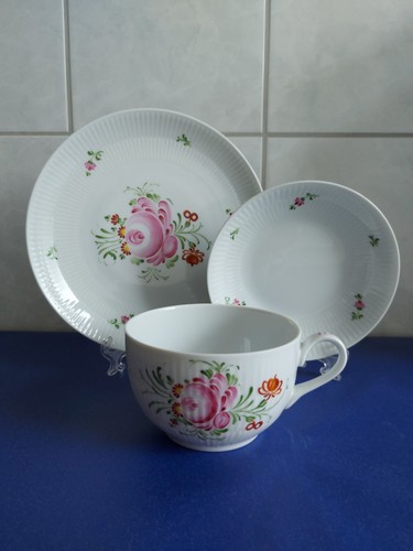 Wallendorf tea set red - set,