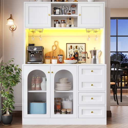 White farmhouse kitchen - farmhouse,