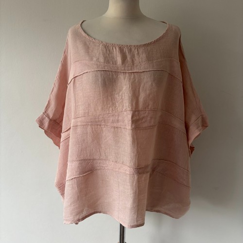 Made italy 100 linen boxy - italy,