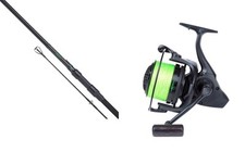 Sonik HEROX 12ft  Spod / Marker Rod 5lb T/C + Spod Reel + Braid Carp Combo