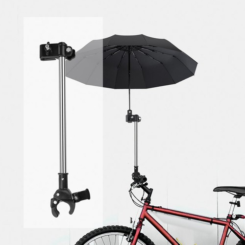 Bicycle umbrella holder clamp - bicycle,