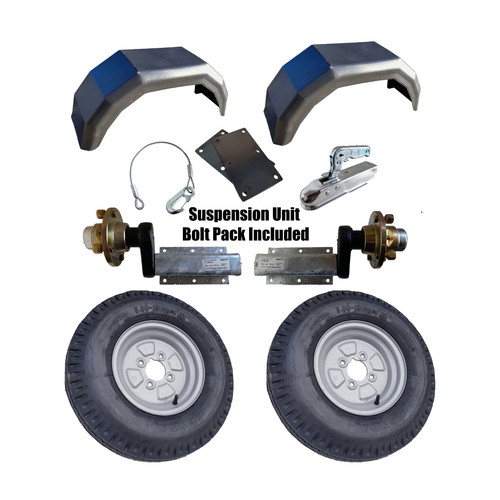 500kg trailer kit wheels - trailer,