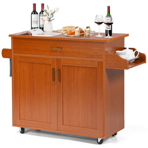 Kitchen island cart rolling - kitchen,
