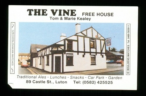 Matchbox label pub the - 1, x