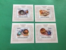 Union of the Comoros 4 Solar system mint never hinged stamp sheets A17064