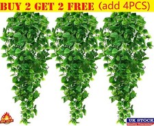 Artificial  Ivy Trailing Leaf Hanging Basket Plants Garland Vine Wedding Patio