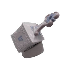 Chanukah Dreidel  Porcelain Large on Stand Baby First Gift Idea