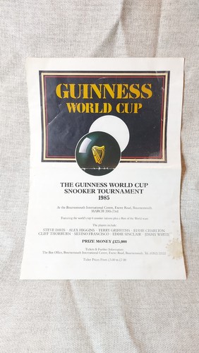 Guinness world cup snooker - guinness,