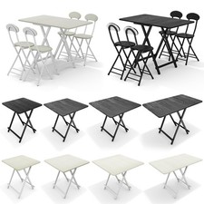 Folding Table and 2/4/6 Chairs