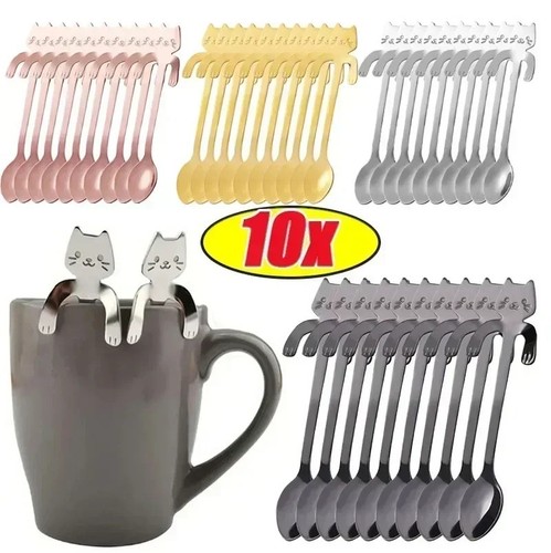 Cat spoon coffee - spoon, teaspoon