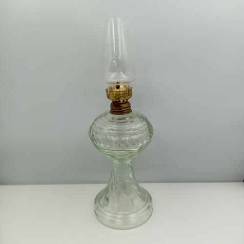 Vintage oil lamp 35cm dabs - oil,