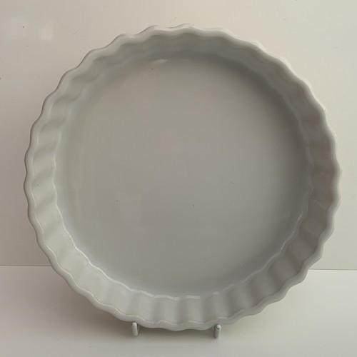 8in quiche flan dish - dish, ceramic