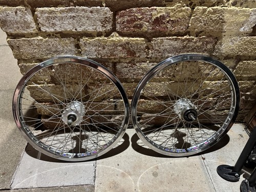 Chrome bmx wheels alex - chrome,